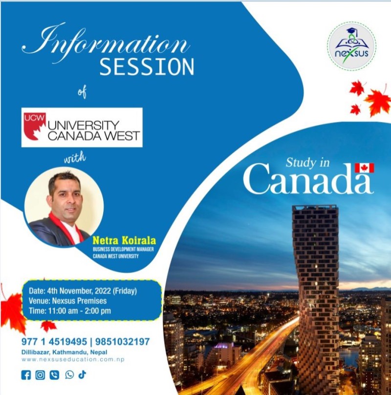 Information  Session of Canada West